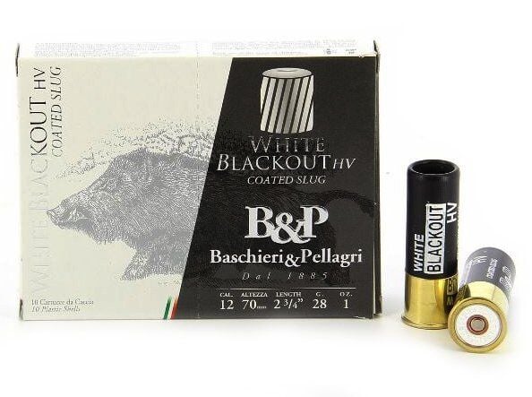 B&P BIG GAME PALLA WHITE BLACKOUT HV TEK KURŞUN  12 CAL.