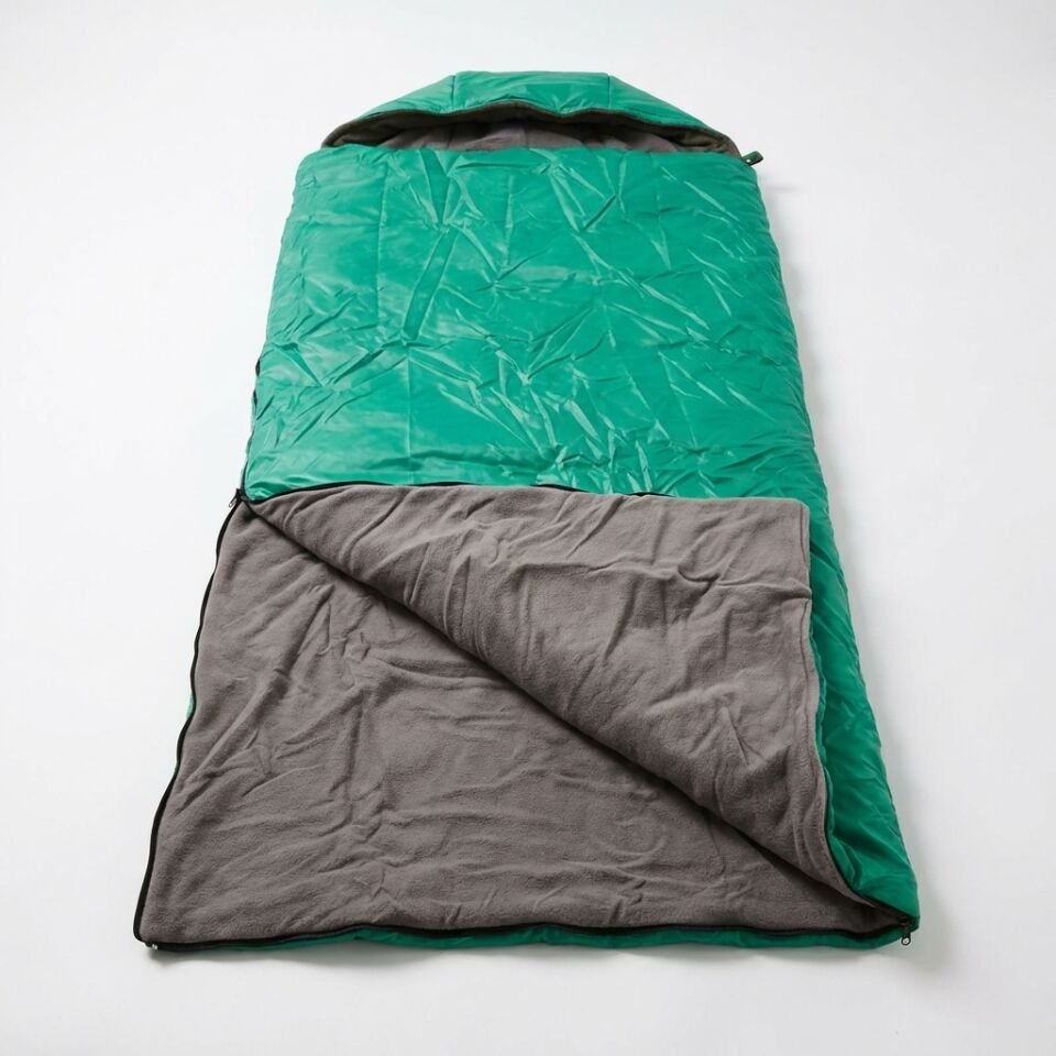 Prizma Outdoor Pratik Kamp Uyku Tulumu 215x75 cm Turuncu-Mavi