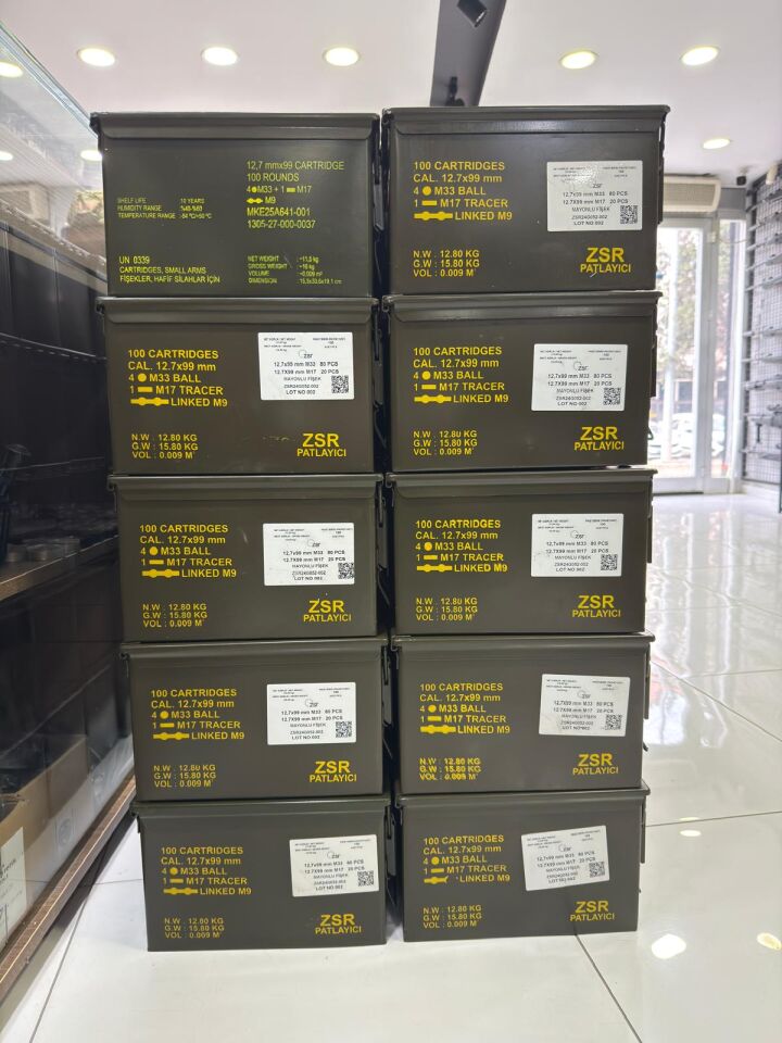 Contalı Su ve Hava Geçirmez Metal Mühimmat Sandığı