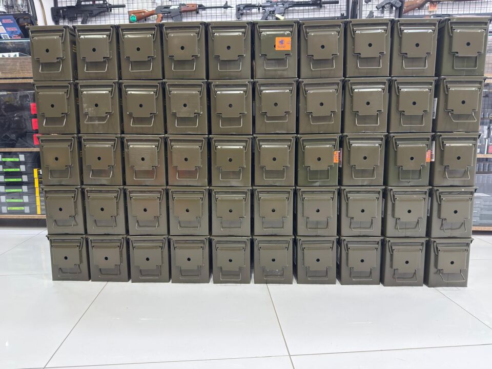 Contalı Su ve Hava Geçirmez Metal Mühimmat Sandığı