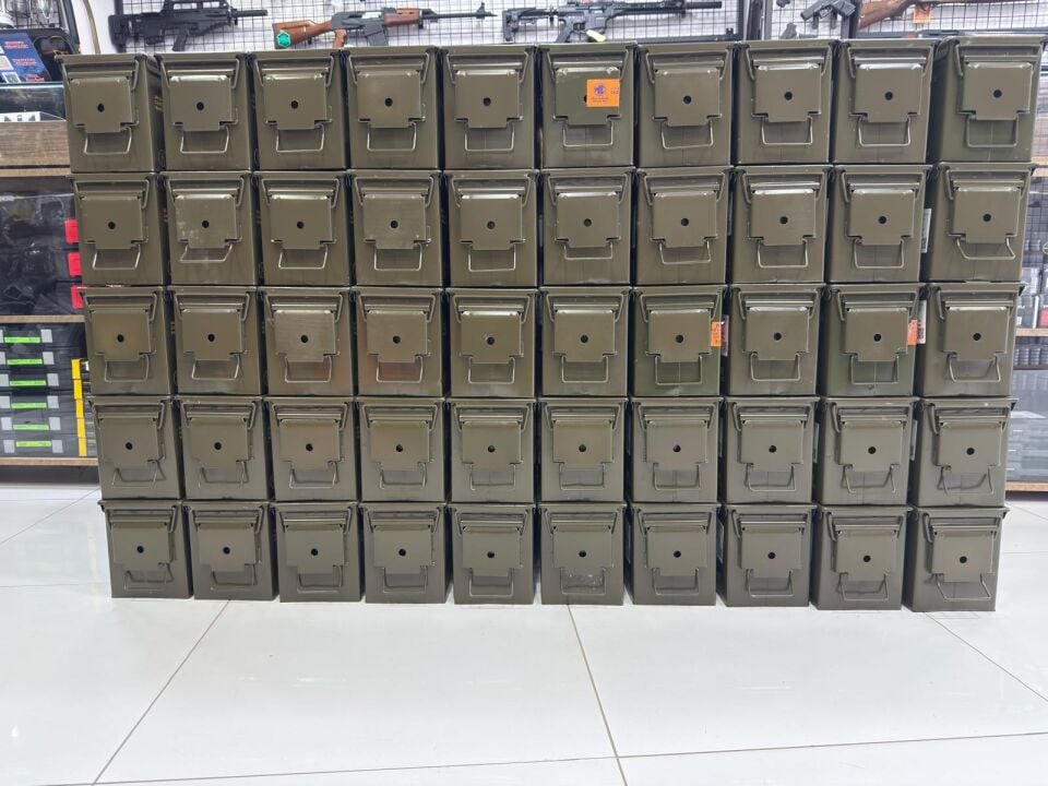 Contalı Su ve Hava Geçirmez Metal Mühimmat Sandığı