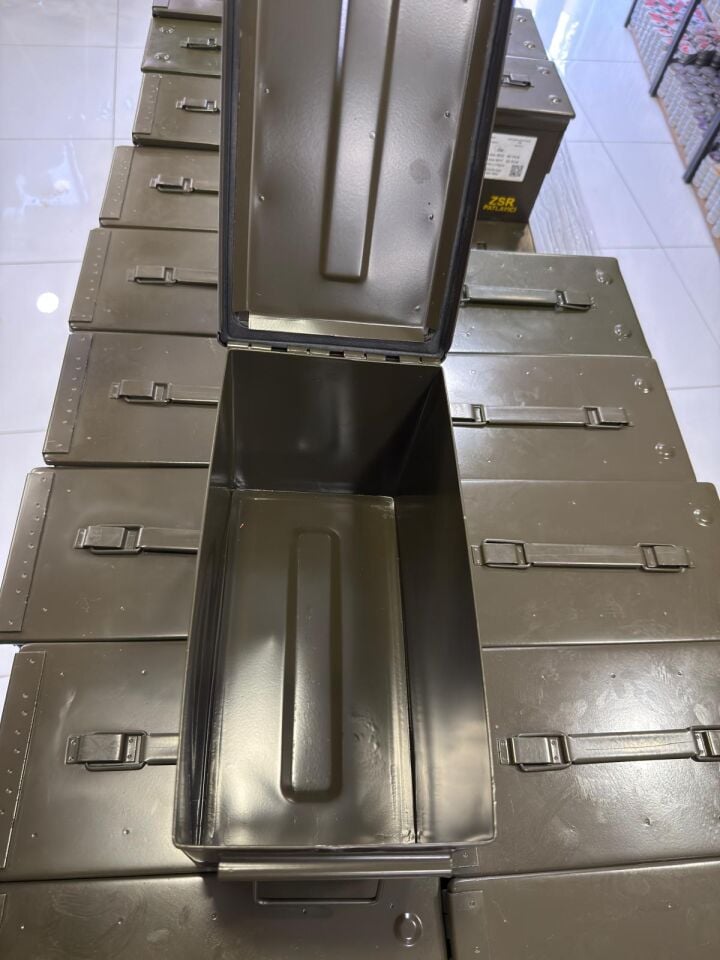 Contalı Su ve Hava Geçirmez Metal Mühimmat Sandığı