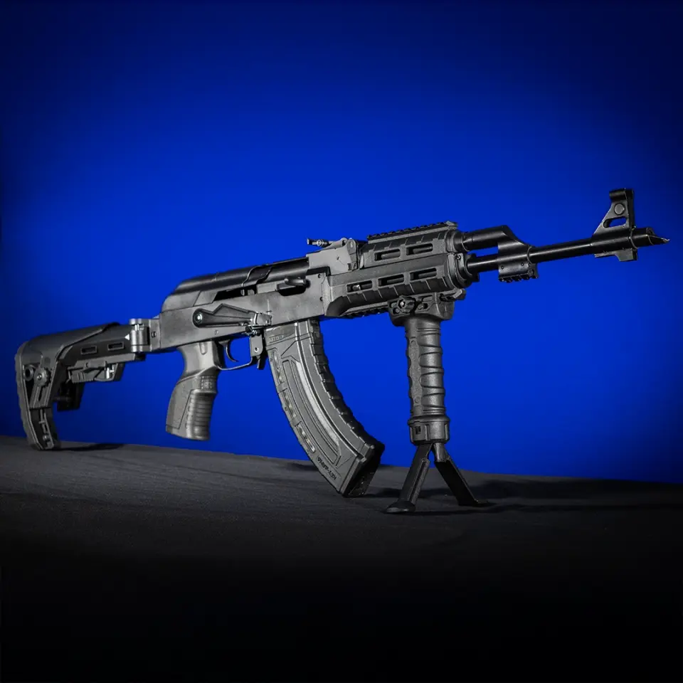 KEY-404 Bipod (Çatal Ayak) Entegreli Döner Dikey Tutamak (Picatinny)