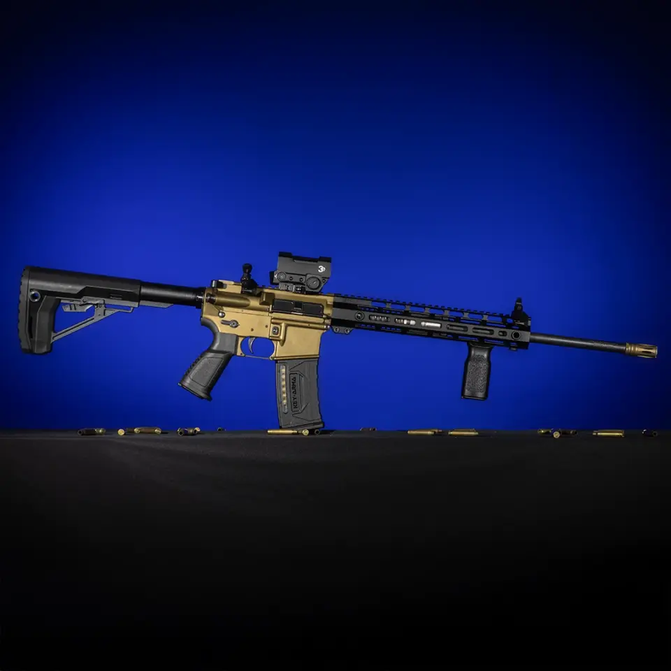 KEY-804 AR-15 Şeffaf Pencereli Taktik Şarjör (5.56x45mm / 30 Fişek)