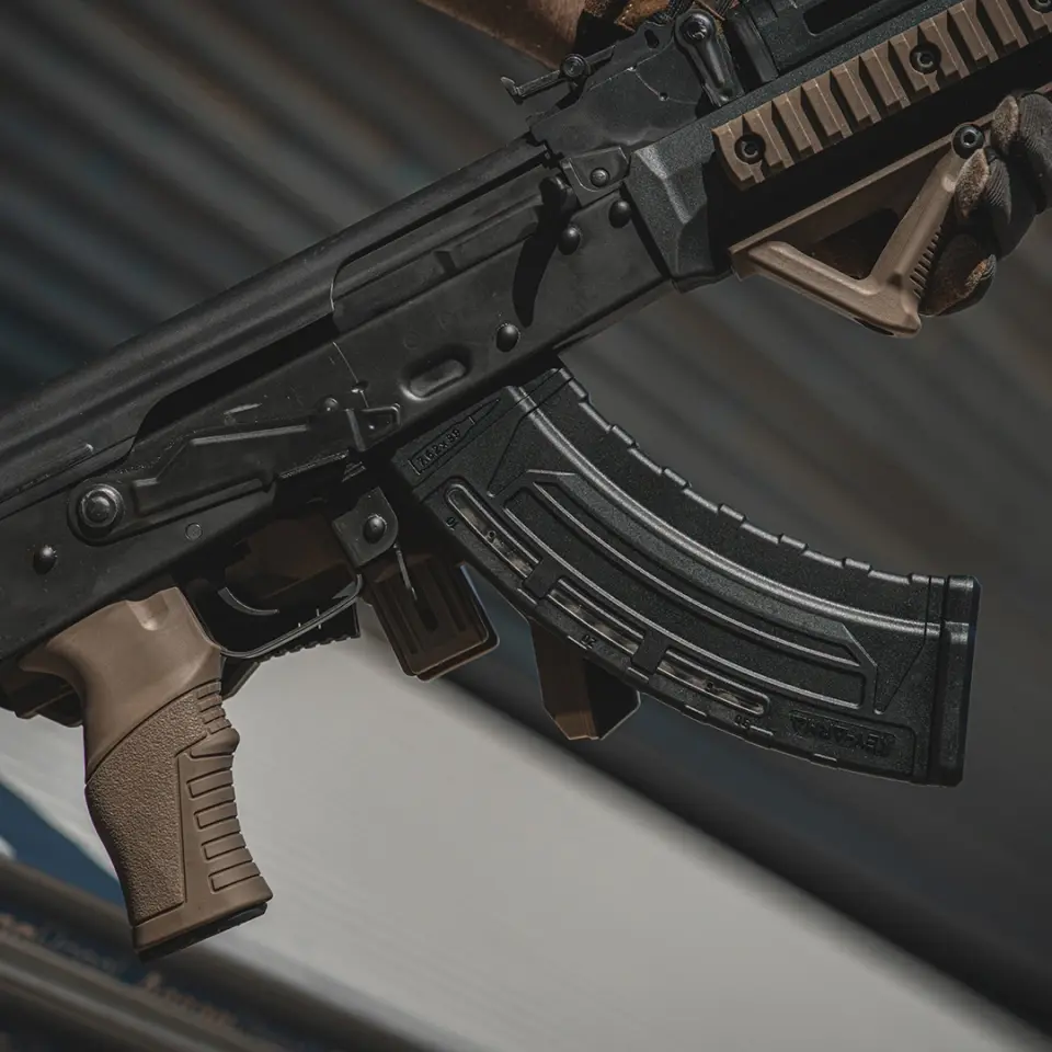 KEY-807 AK-47 / AKM Pencereli Taktik Şarjör (7.62x39mm / 30luk)