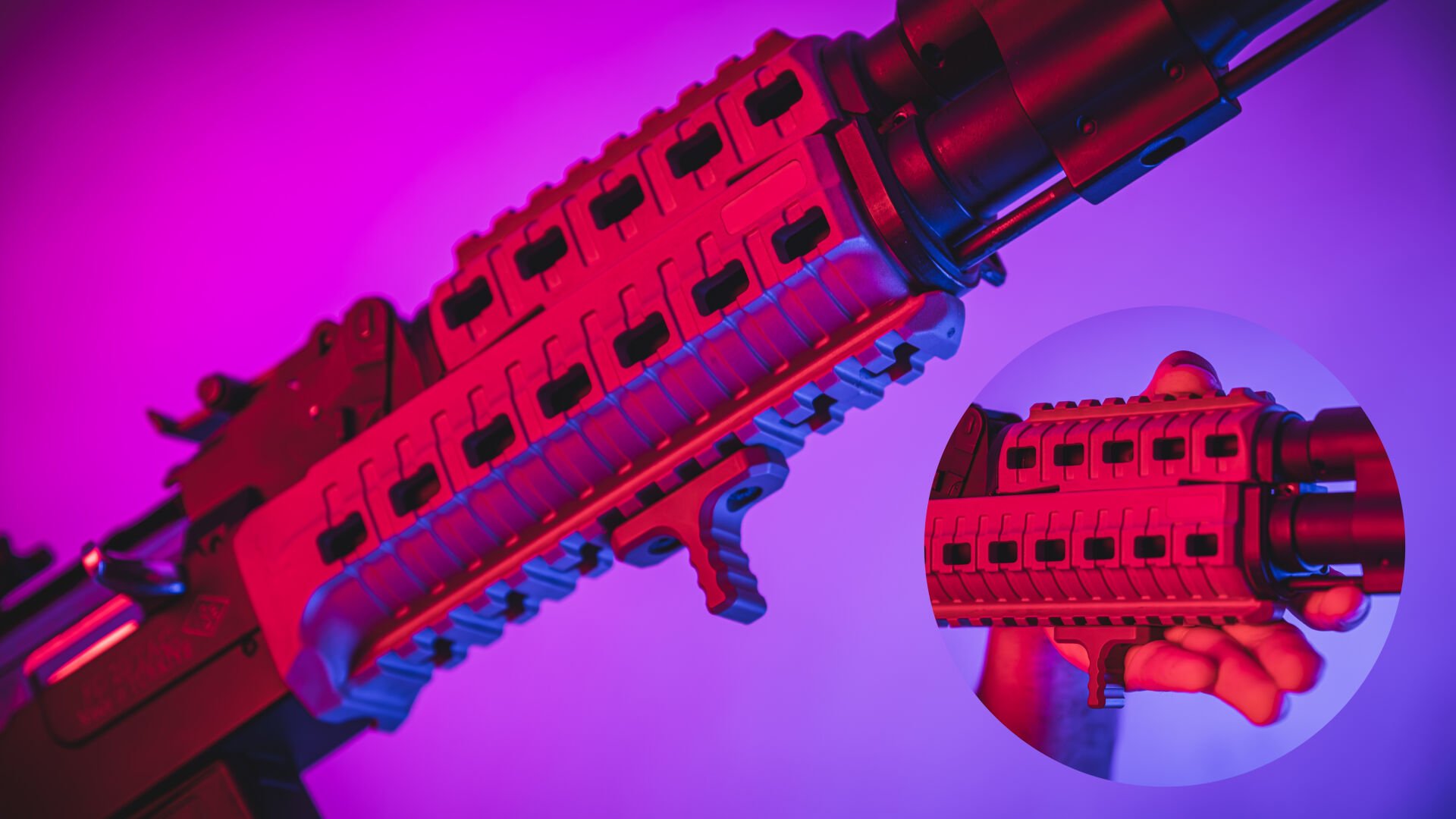 NSC 6013 Alüminyum 90 Derece M-LOK Mini Handstop Serisi (Gen1/Gen2)