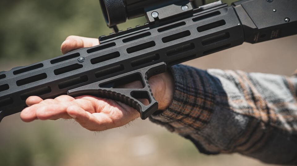 NSC 6013 Alüminyum Hafifletilmiş Çift Açılı M-LOK Handstop (GEN1-L)