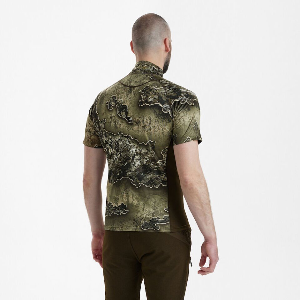 DEERHUNTER Yaka Fermurlı K.Kollu Realtree Tişört L