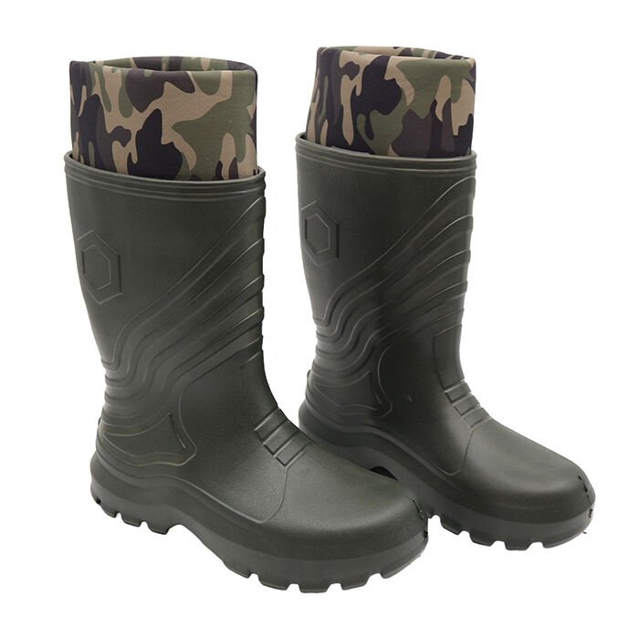 DFT Yeşil EVA Termal Çoraplı Konçlu Çizme No: 42