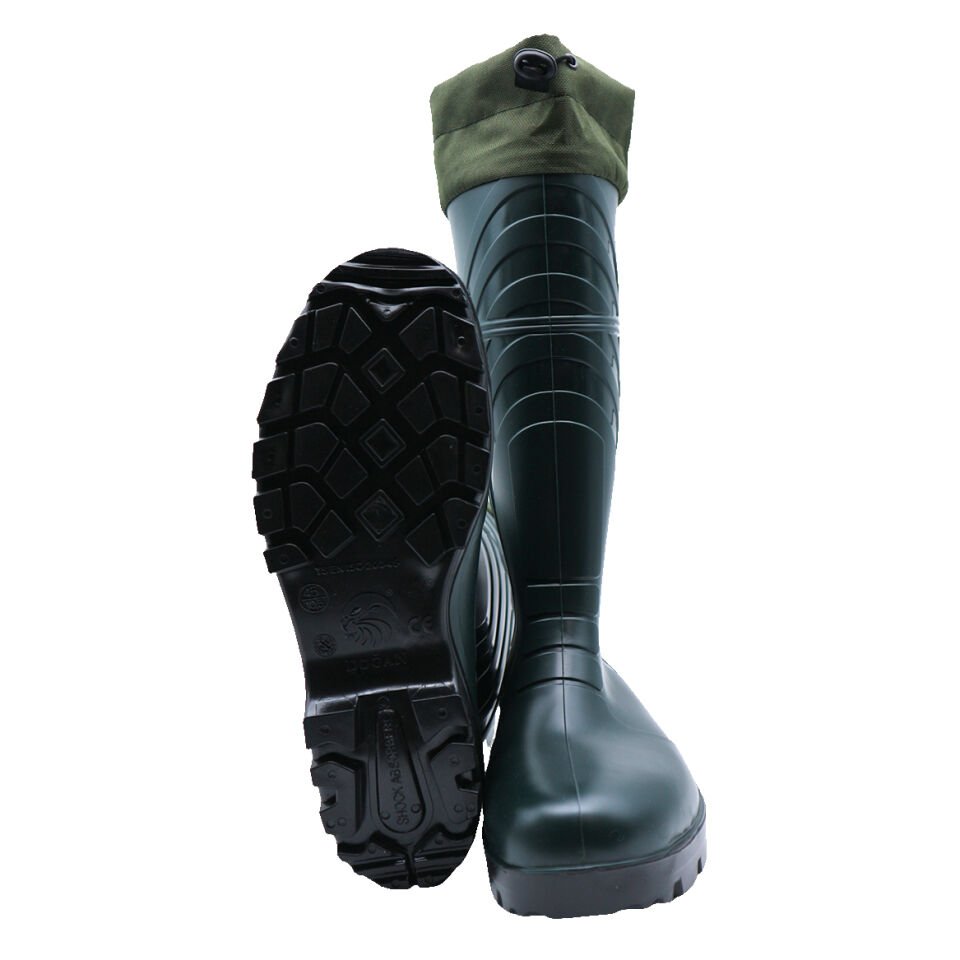 DFT Hunter Yeşil PVC Konçlu Çizme No: 45 (Çift)