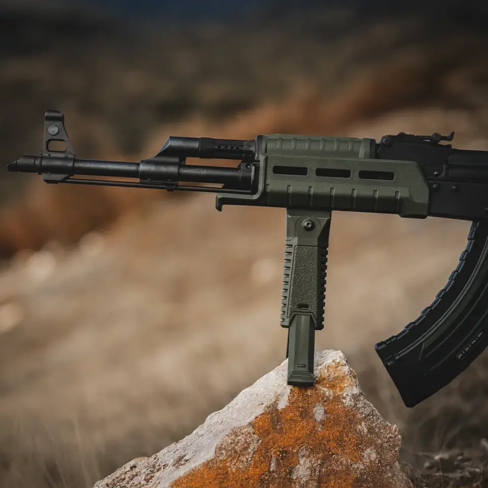 KEY-202 Tam Boy M-LOK AK47/AK74 Taktik Polimer El Kundağı