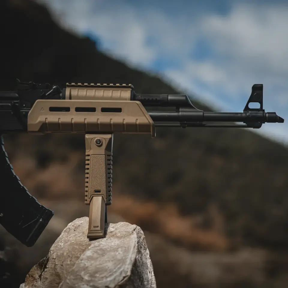 KEY-203 Hibrit M-LOK/Picatinny AK47/AK74 Polimer El Kundağı