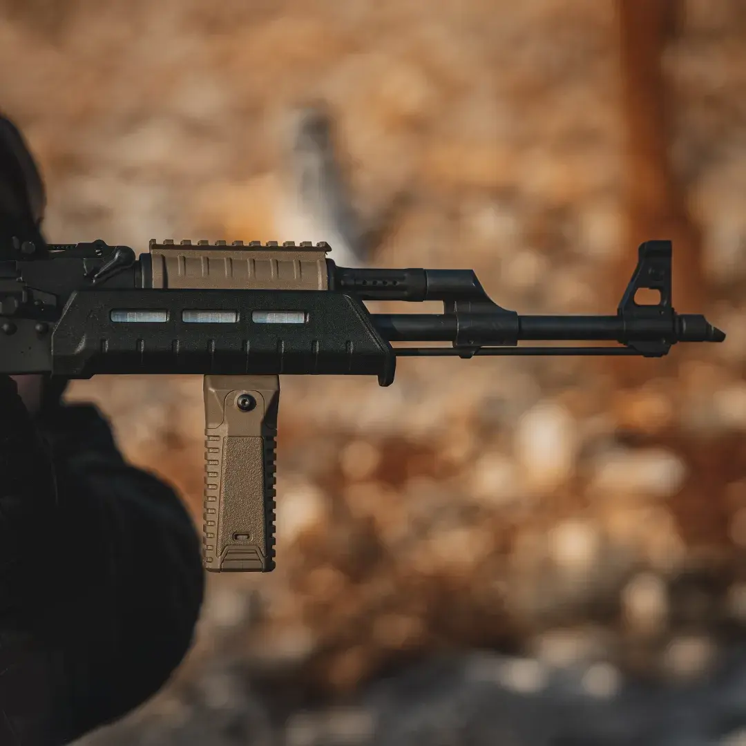 KEY-203 Hibrit M-LOK/Picatinny AK47/AK74 Polimer El Kundağı