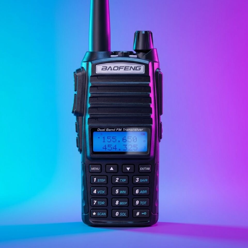 Baofeng UV-82 Dual Bant El Telsizi (VHF+UHF / Çift PTT Tuşlu)