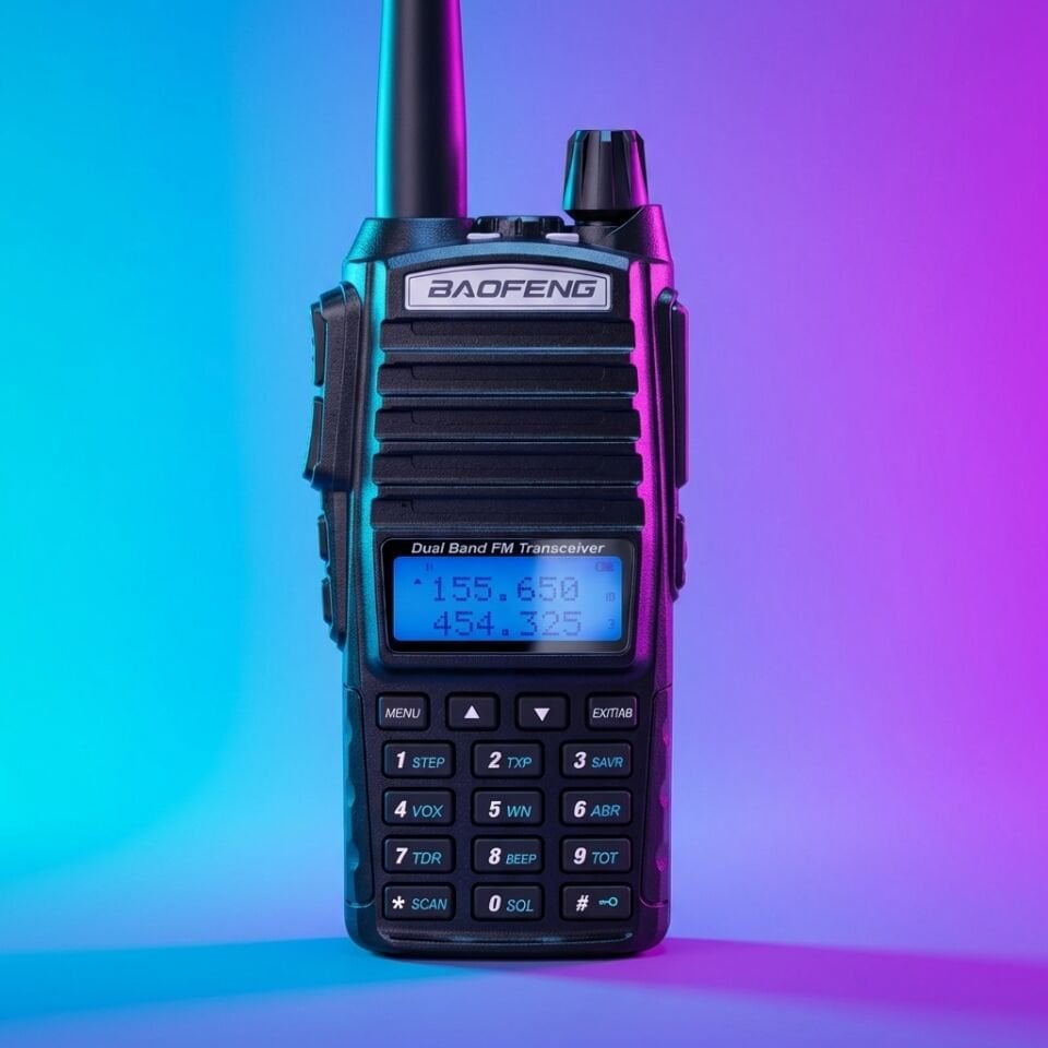 Baofeng UV-82 Dual Bant El Telsizi (VHF+UHF / Çift PTT Tuşlu)