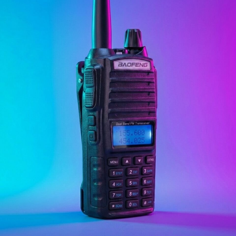 Baofeng UV-82 Dual Bant El Telsizi (VHF+UHF / Çift PTT Tuşlu)