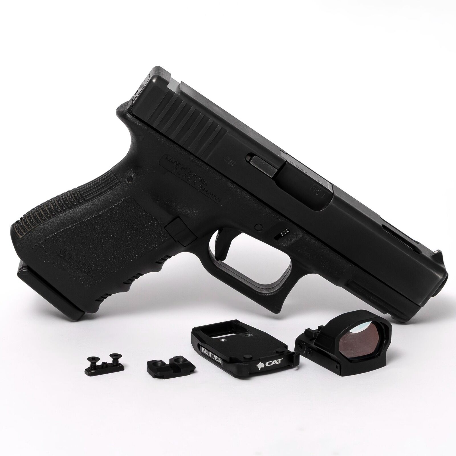 CAT Gen 3-4-5 Manyetik Glock Red-Dot Optik Montaj Adaptörü