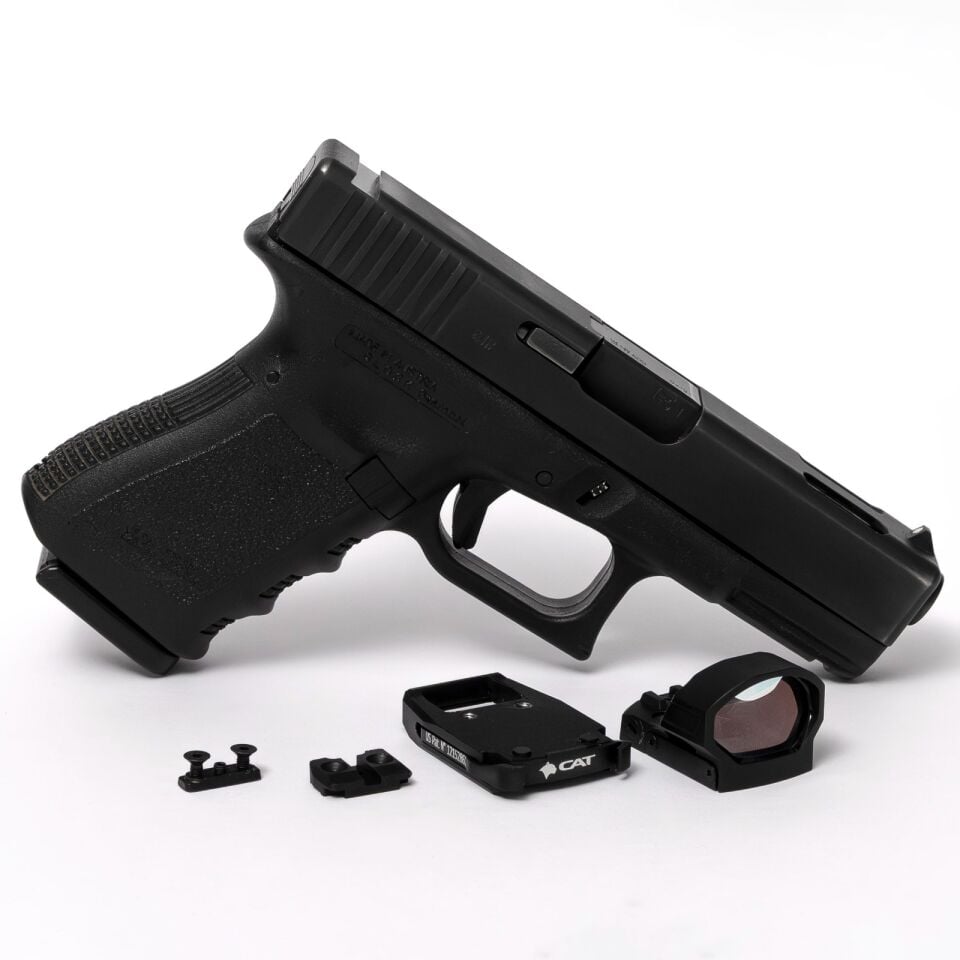 CAT Gen 3-4-5 Manyetik Glock Red-Dot Optik Montaj Adaptörü