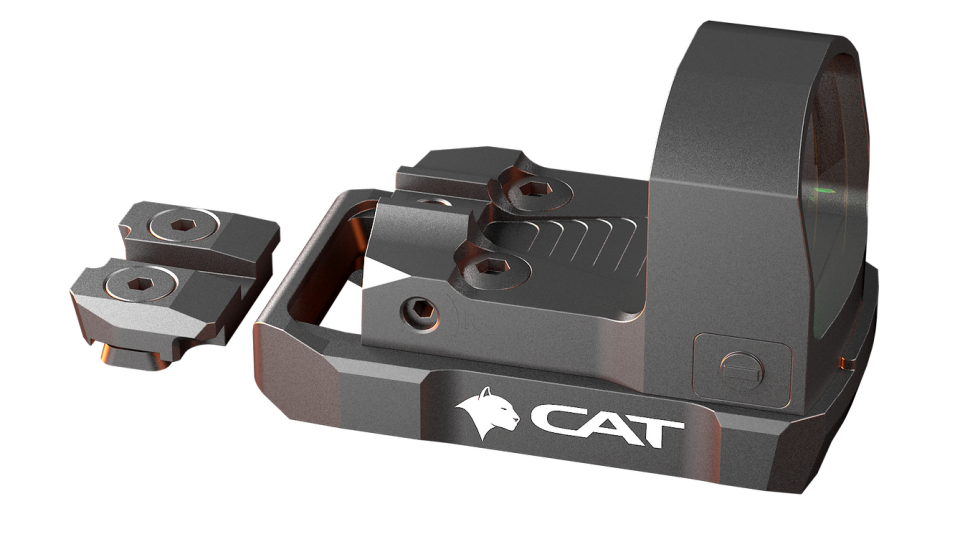 CAT SM2 Manyetik Montaj Adaptörü + 3.5 MOA Red Dot Optik Seti (Glock 43/43X)