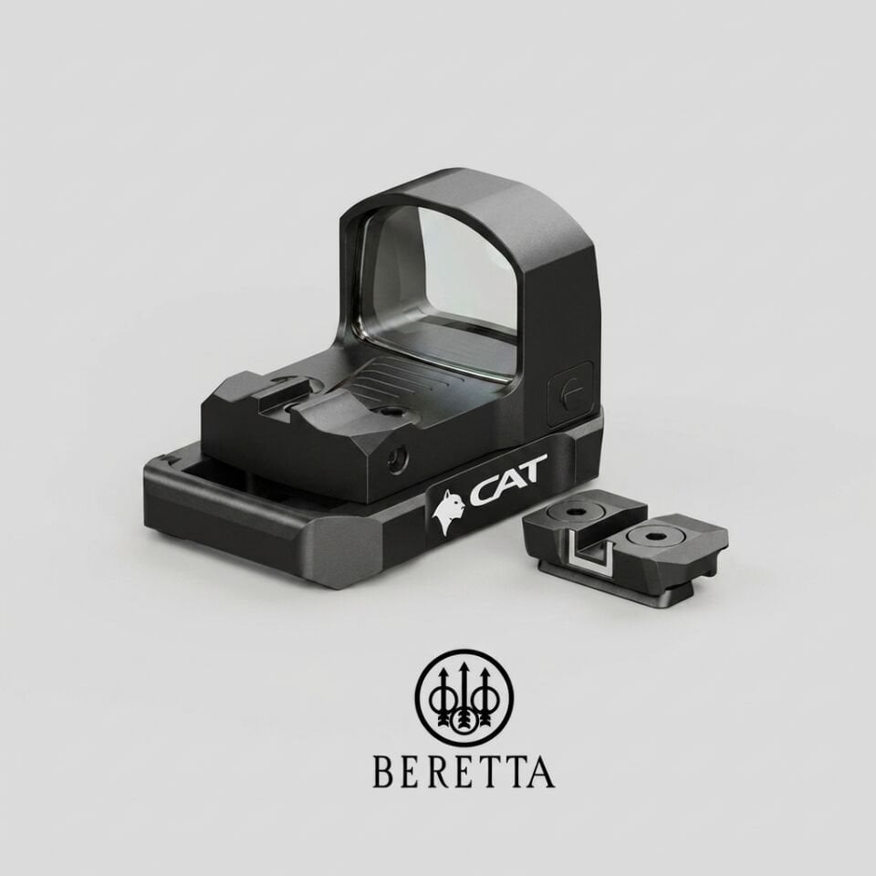 CAT SM2 Manyetik Montaj Adaptörü + 3.5 MOA Red Dot Optik Seti (Beretta Uyumlu)