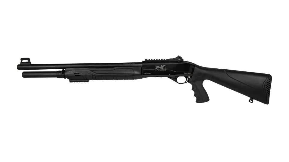 Capra Arms MOD 203 Tactical Kırkayaklı Siyah Otomatik Av Tüfeği