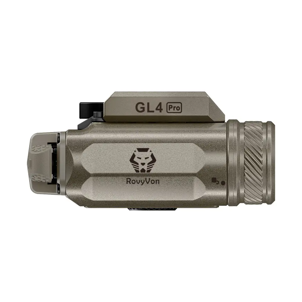 RovyVon GL4 Pro XL Yüksek Güçlü Taktik Lazer ve Fener (Çöl Beji)
