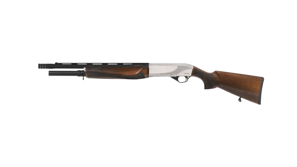 Capra Arms MOD 801 G Asit İşlemeli Renkli Ahşap Otomatik Av Tüfeği
