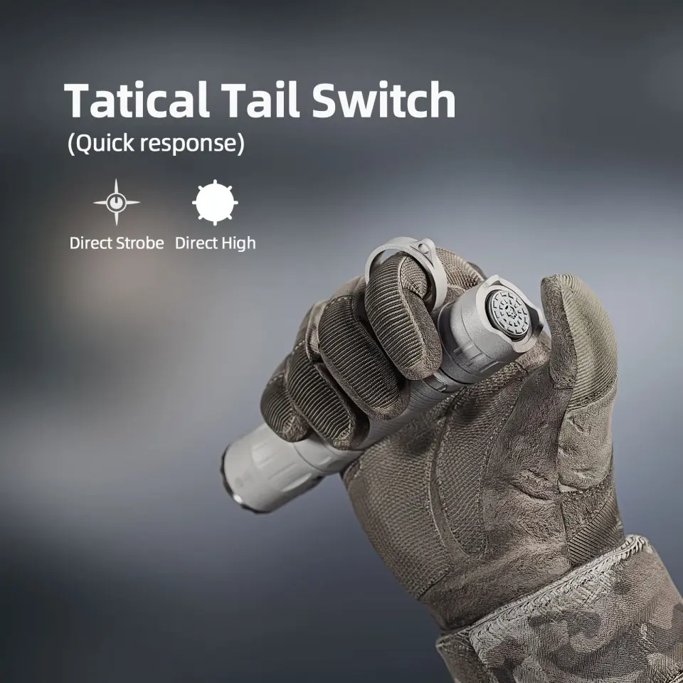 RovyVon GL1 Defender 3200 Lümen Taktik El Feneri (Mermer Seri)