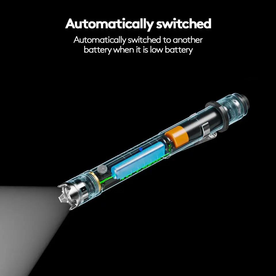 RovyVon H3 Pro Hibrit Şarjlı ve Pilli EDC Taktik El Feneri