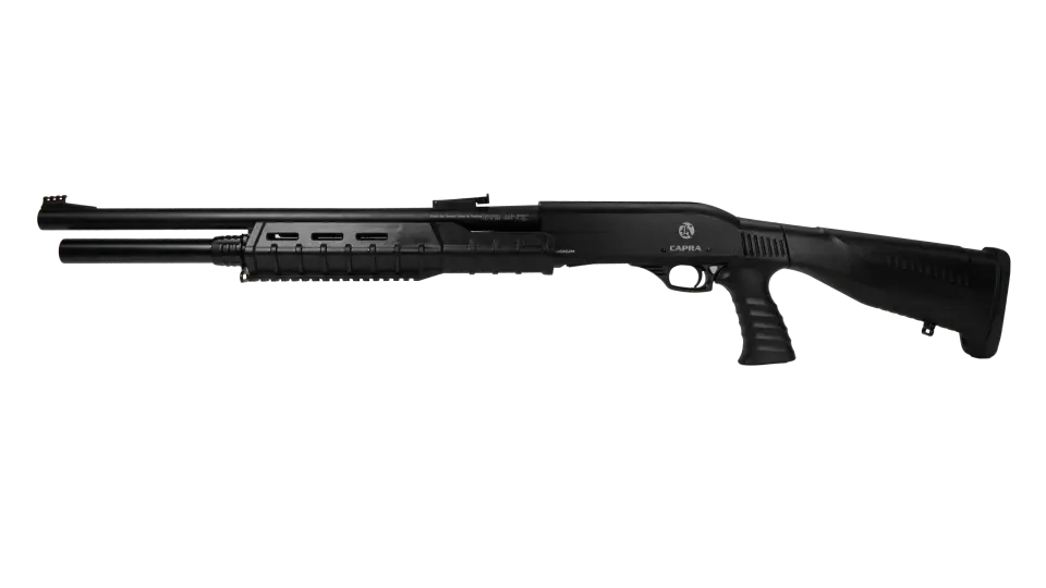Capra Arms MOD 101 PT Tactical Siyah Saçsız Pompalı Av Tüfeği