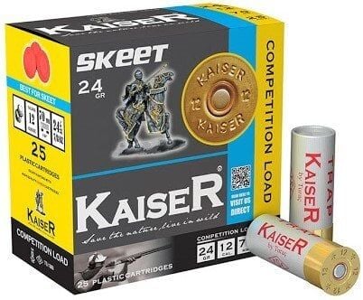 KAISER 24 GR. NO: 9,5 SKEET FİŞEĞİ  12 CAL.