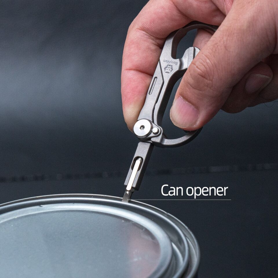 RovyVon U4 Pro+ Titanyum Çok Amaçlı Taktik Karabina ve Bıçak