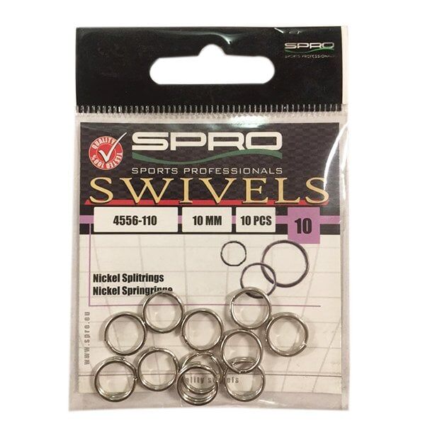 SPRO Nikel Halka(Ayrık) 10MM - 10 Adet