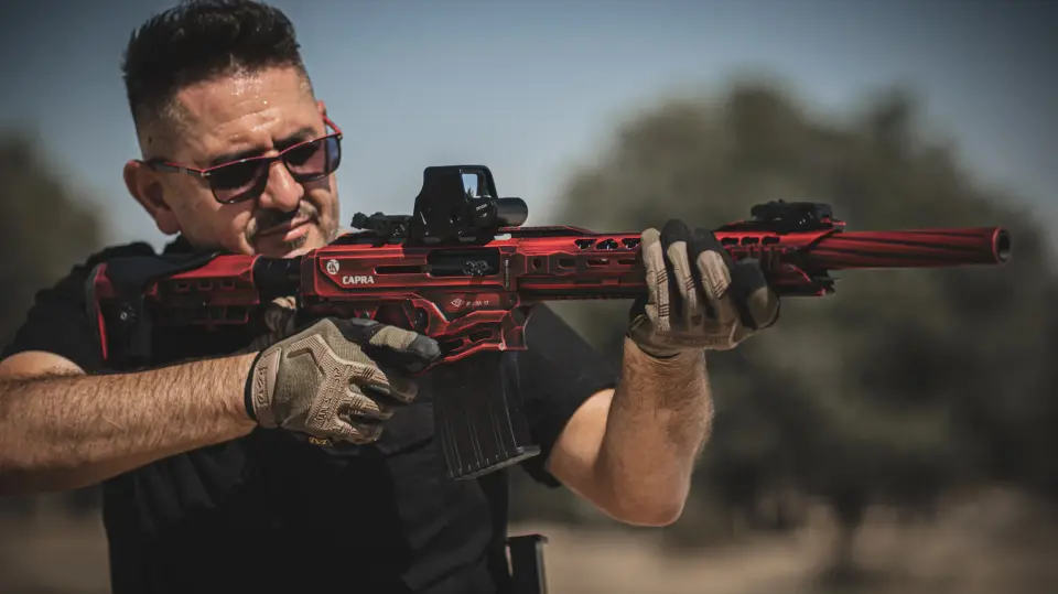 Capra Arms KM-12 Siyah Puntalı Şarjörlü Av Tüfeği