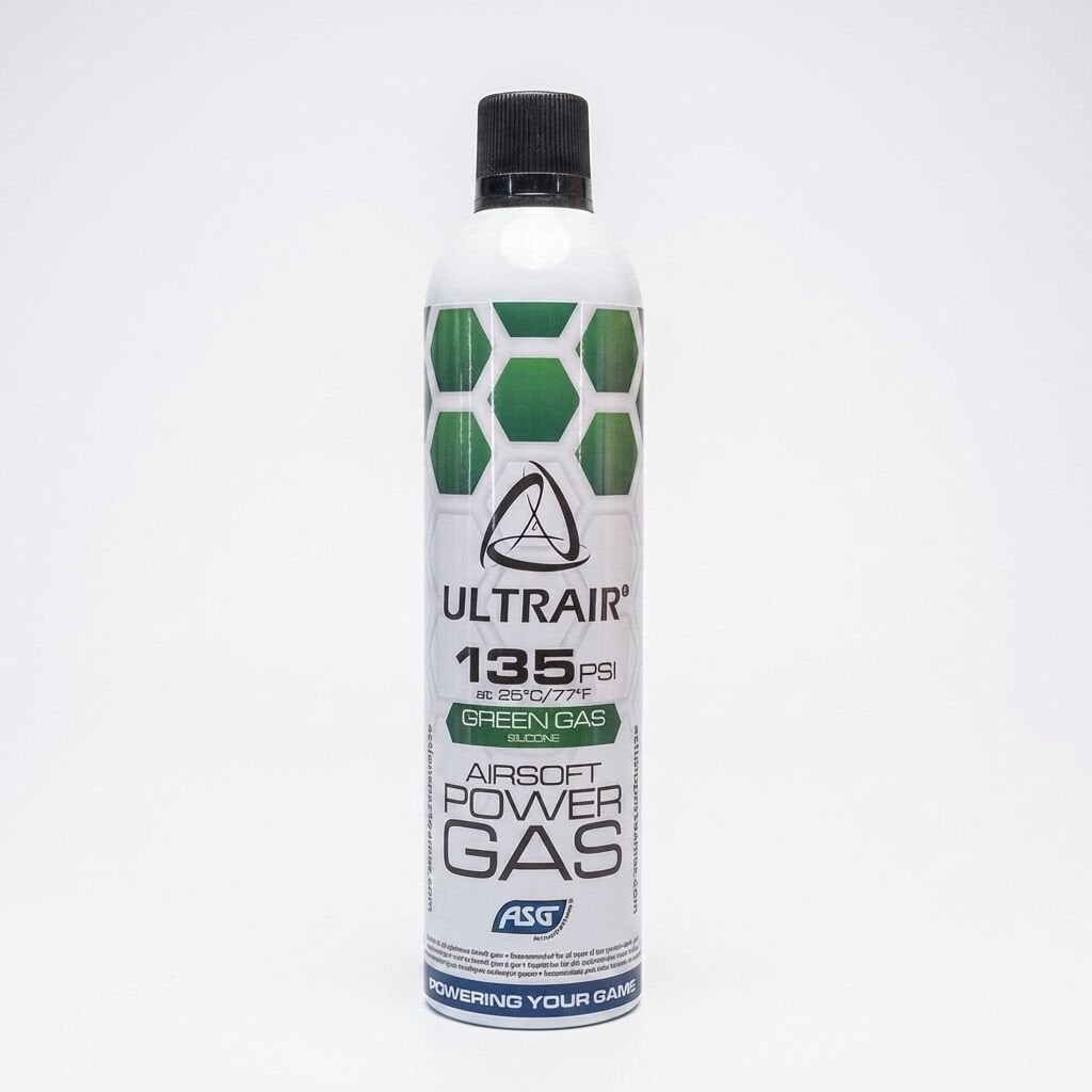 ASG Ultrair Power 135 PSI Silikonlu Airsoft Green Gas 570 ml