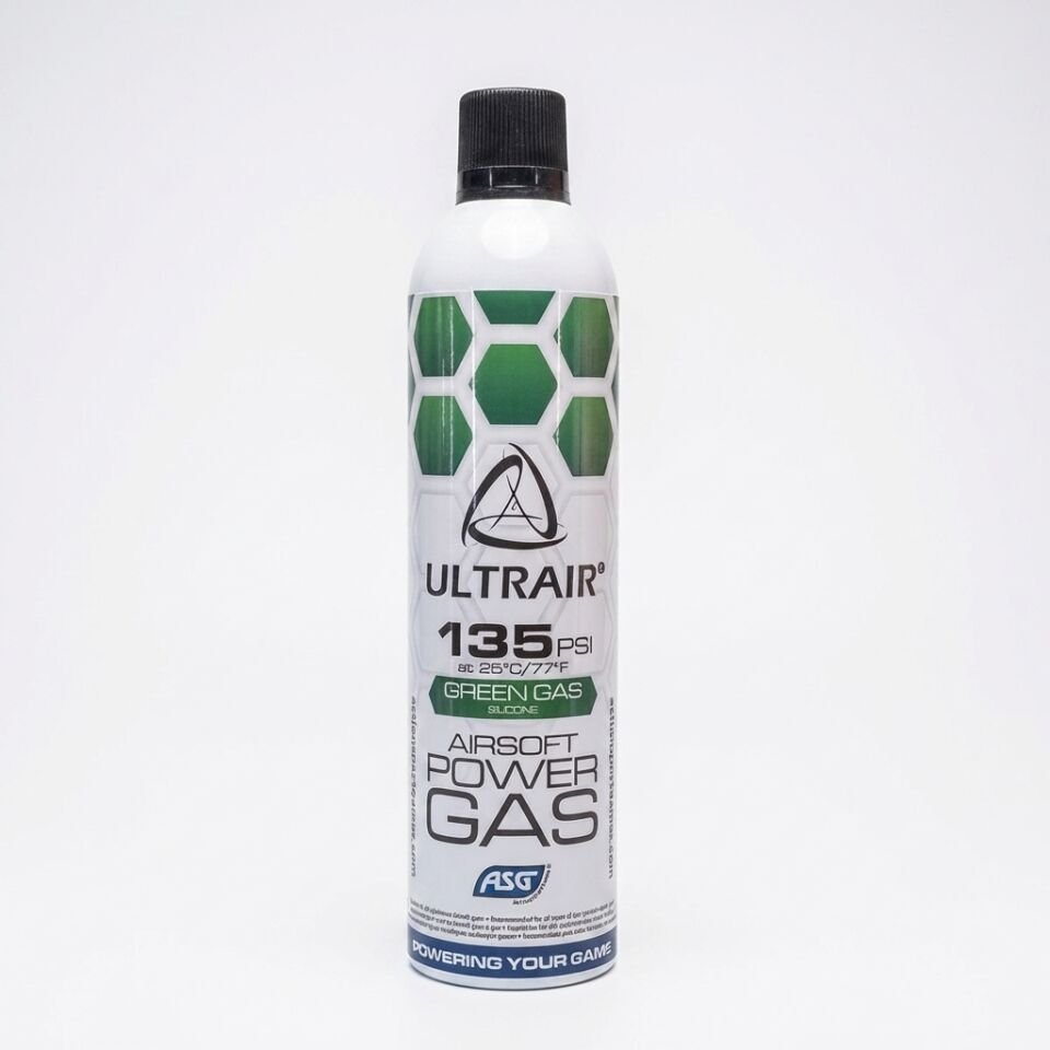 ASG Ultrair Power 135 PSI Silikonlu Airsoft Green Gas 570 ml