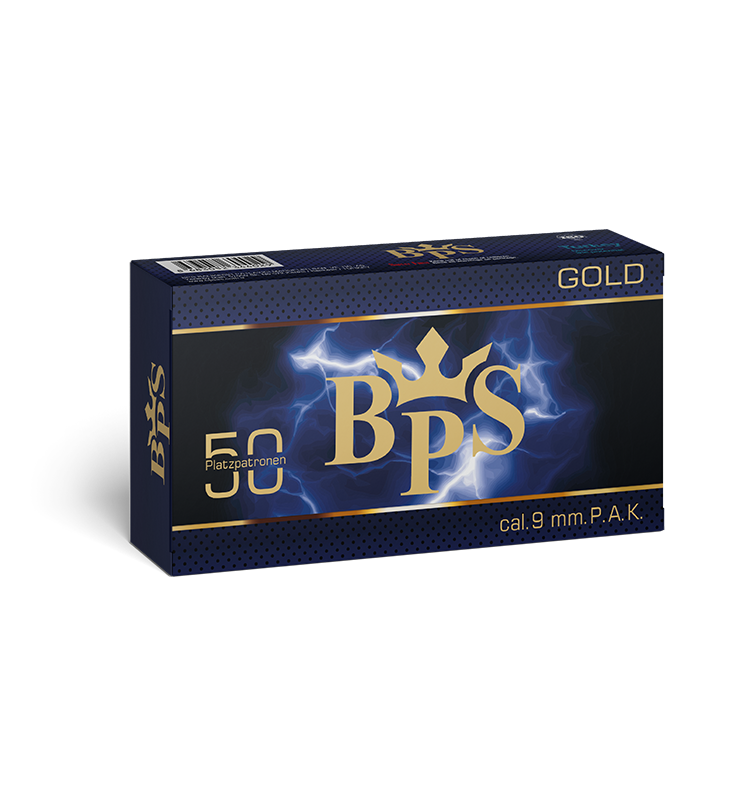 BPS Gold 9 mm Sarı Kurusıkı Tabanca Mermisi