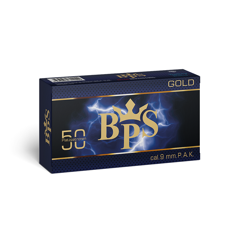 BPS Gold 9 mm Sarı Kurusıkı Tabanca Mermisi