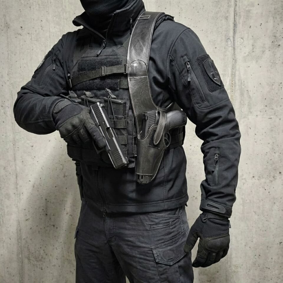 Yumuşak Deri Koltuk Altı Kılıfı | Universal Hafızalı Premium Seri