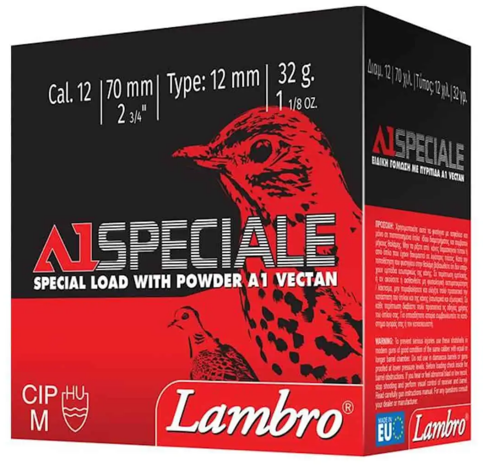 LAMBRO A1 SPECIALE 32 GR AV FİŞEĞİ  12 CAL.