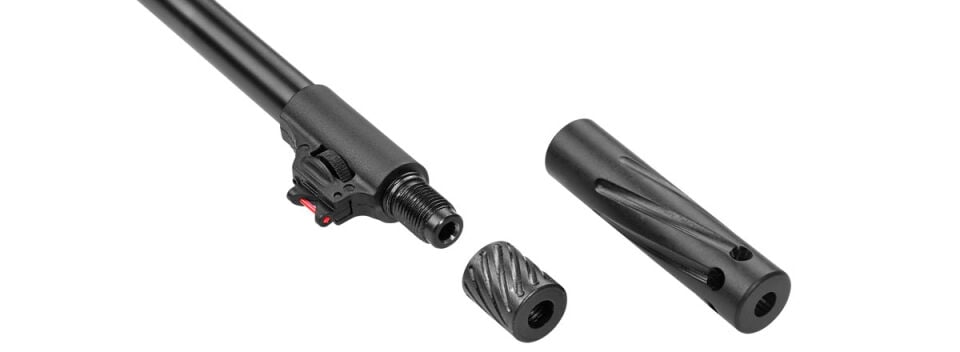 Hatsan Mod 25 Supercharger - kurma yardımcısı ve namlu ağzı kapağı, 1/2 UNF diş