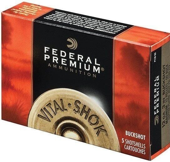 FEDERAL BUCKSHOT MAGNUM 15 PELLETS  12 CAL.