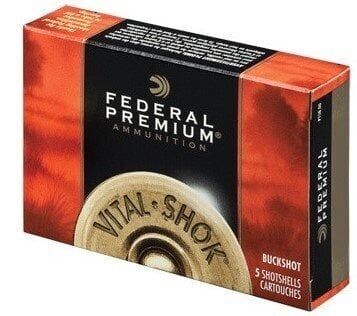 FEDERAL BUCKSHOT COPPER 11/0 9 PELLETS  12 CAL.
