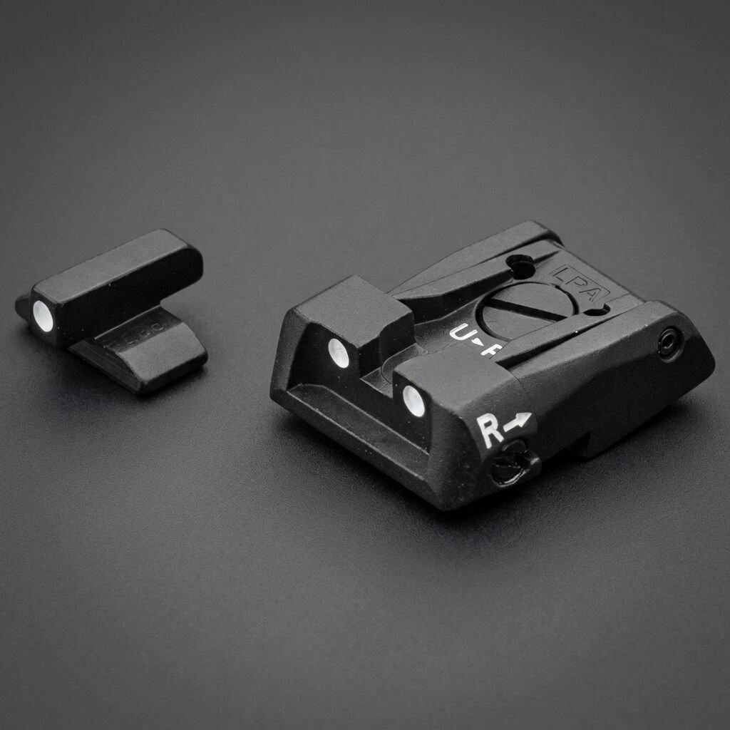 LPA Beretta 92X Ayarlanabilir Gez | Beyaz Noktalı SPS25BE30