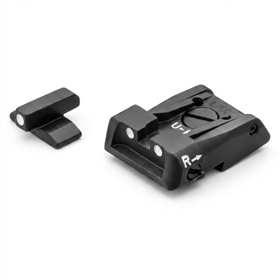 LPA Beretta 92X Ayarlanabilir Gez | Beyaz Noktalı SPS25BE30