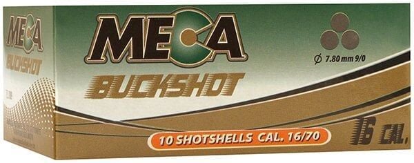 MECA BUCKSHOT 11/0 9 PELLETS  16 CAL.
