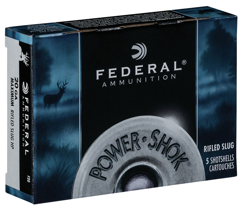 Federal Rifled Slug Magnum Tek Kurşun 20 Cal.