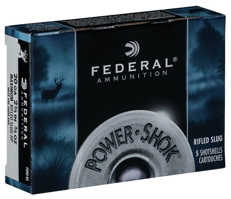 Federal Rifled Slug Tek Kurşun 20 Cal.
