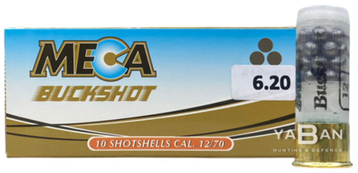 MECA BUCKSHOT 7/0 27 PELLETS  12 CAL.