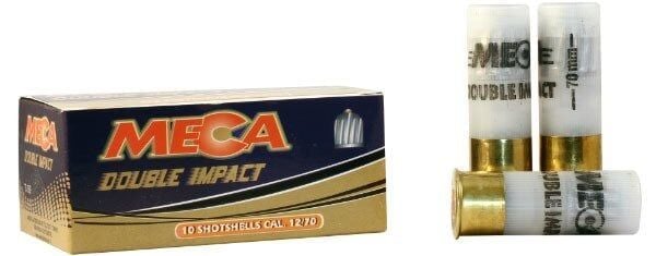 MECA DOUBLE IMPACT TEK KURŞUN  12 CAL.